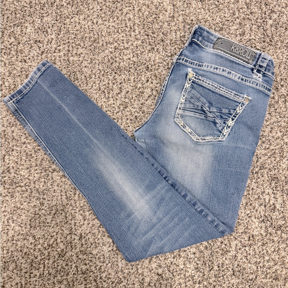 Women's Rock & Roll Denim Jeans, Size 28x30, Blue